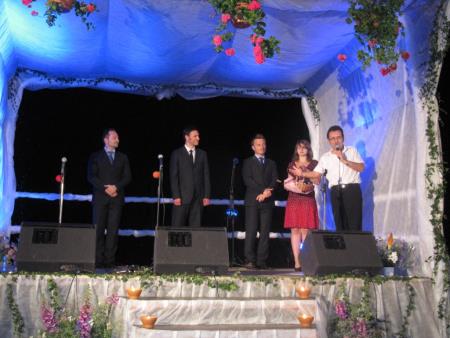 Sprejem udeležencev XII. mednarodnega spusta murskih ladij -Mura 2014, na Gibini 14